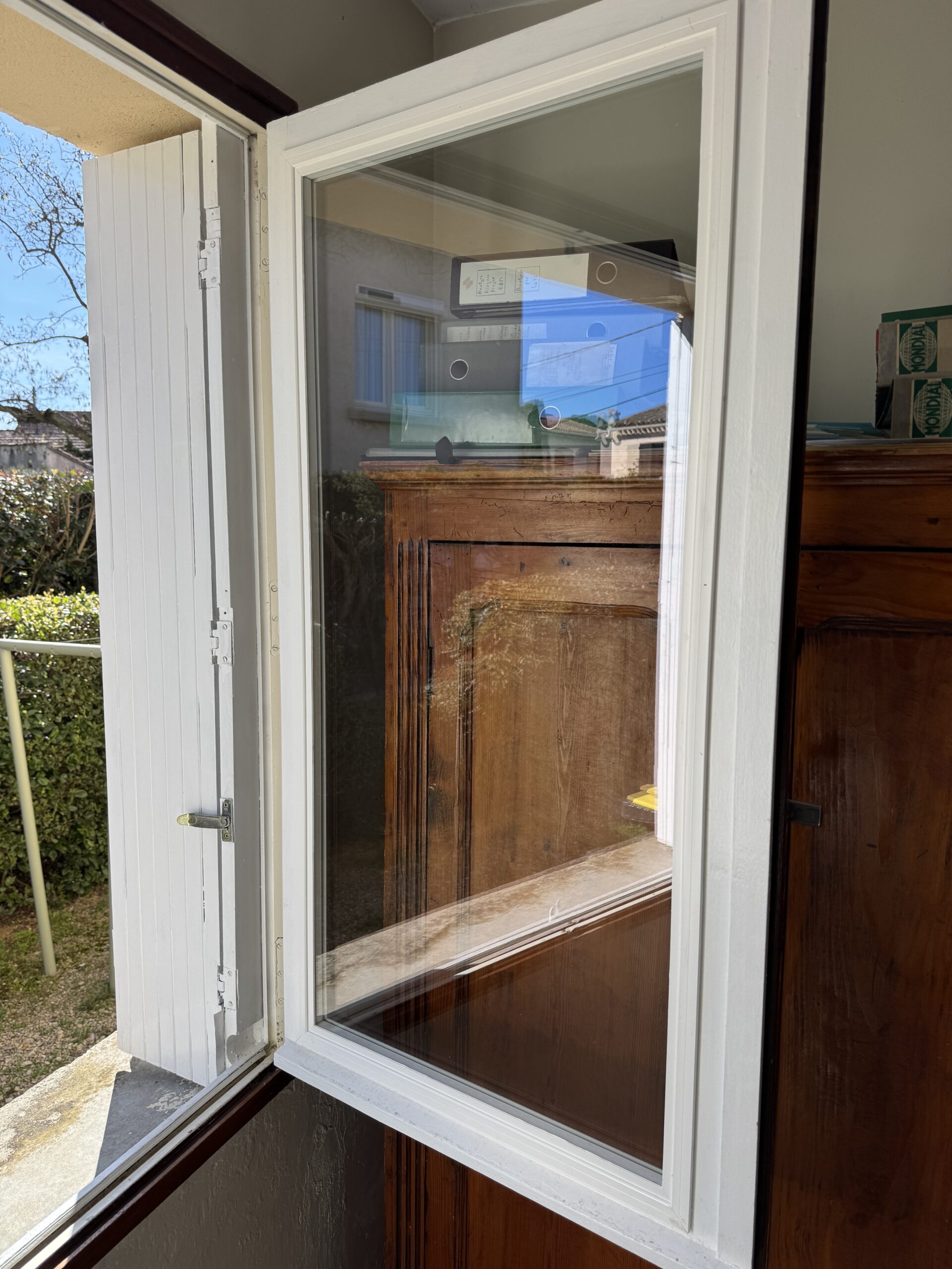 Adaptation de double vitrage sur fenêtre en bois existante version Hors Pose